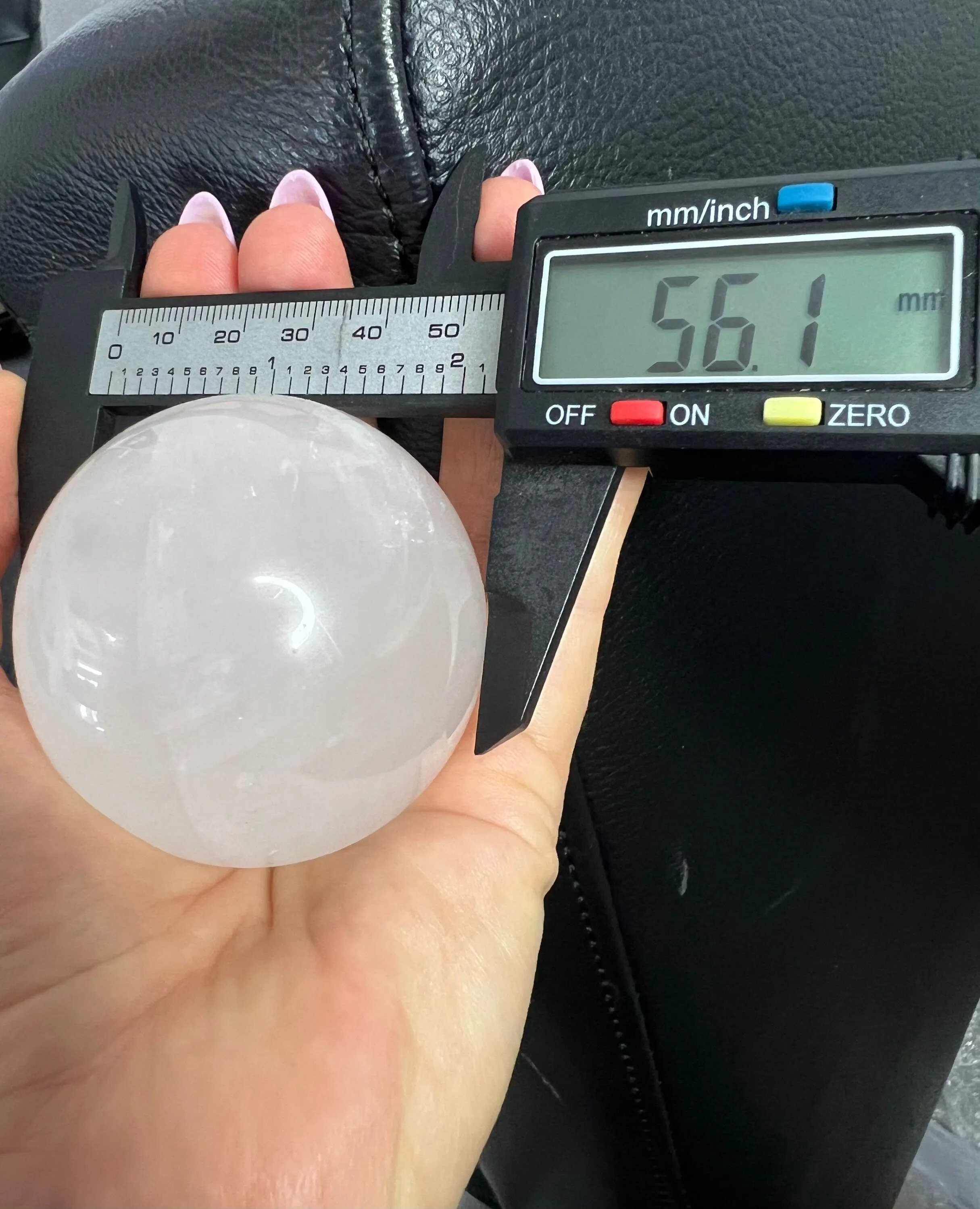 Natural crystal Quartz sphere 56mm