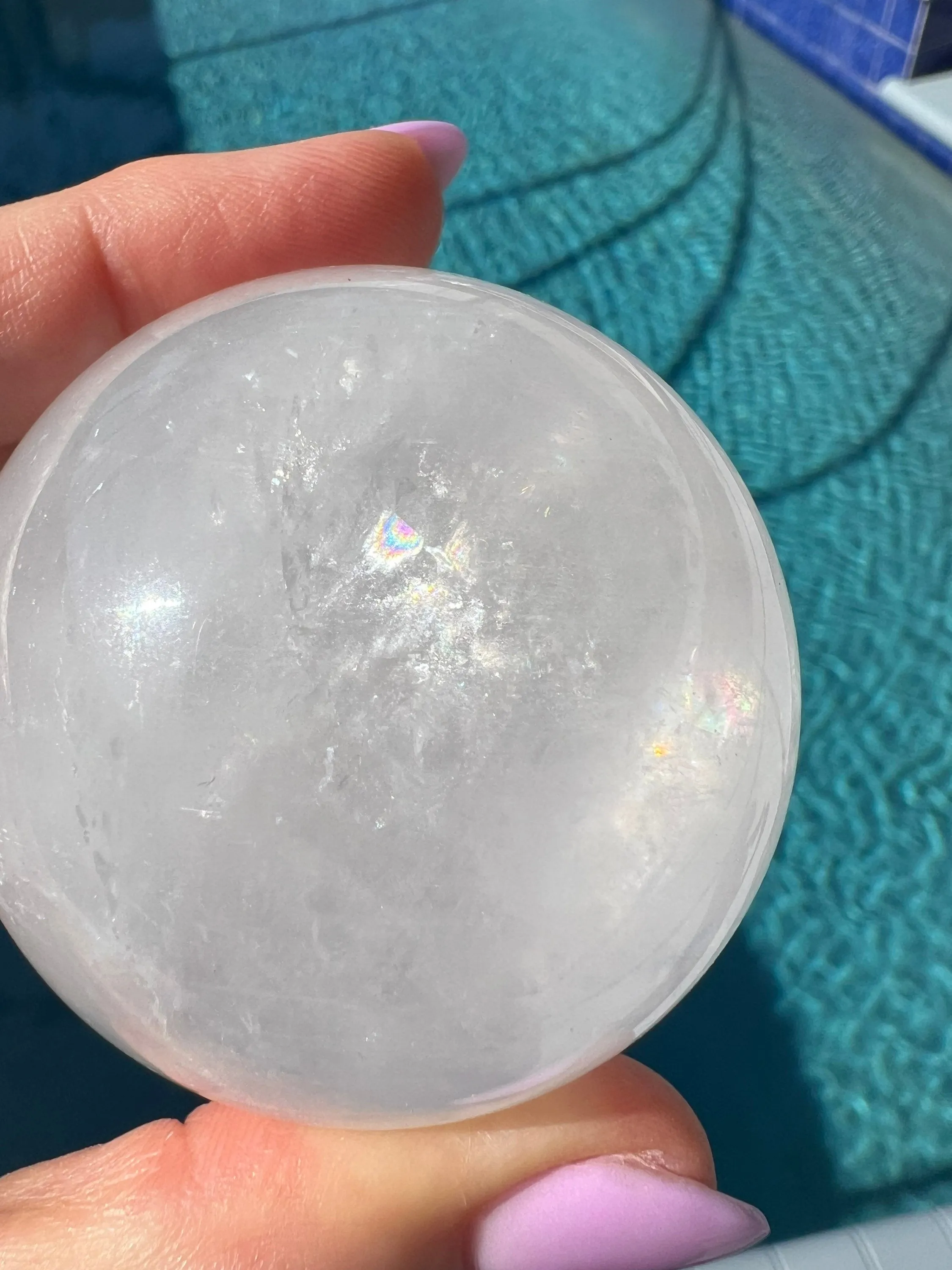 Natural crystal Quartz sphere 56mm