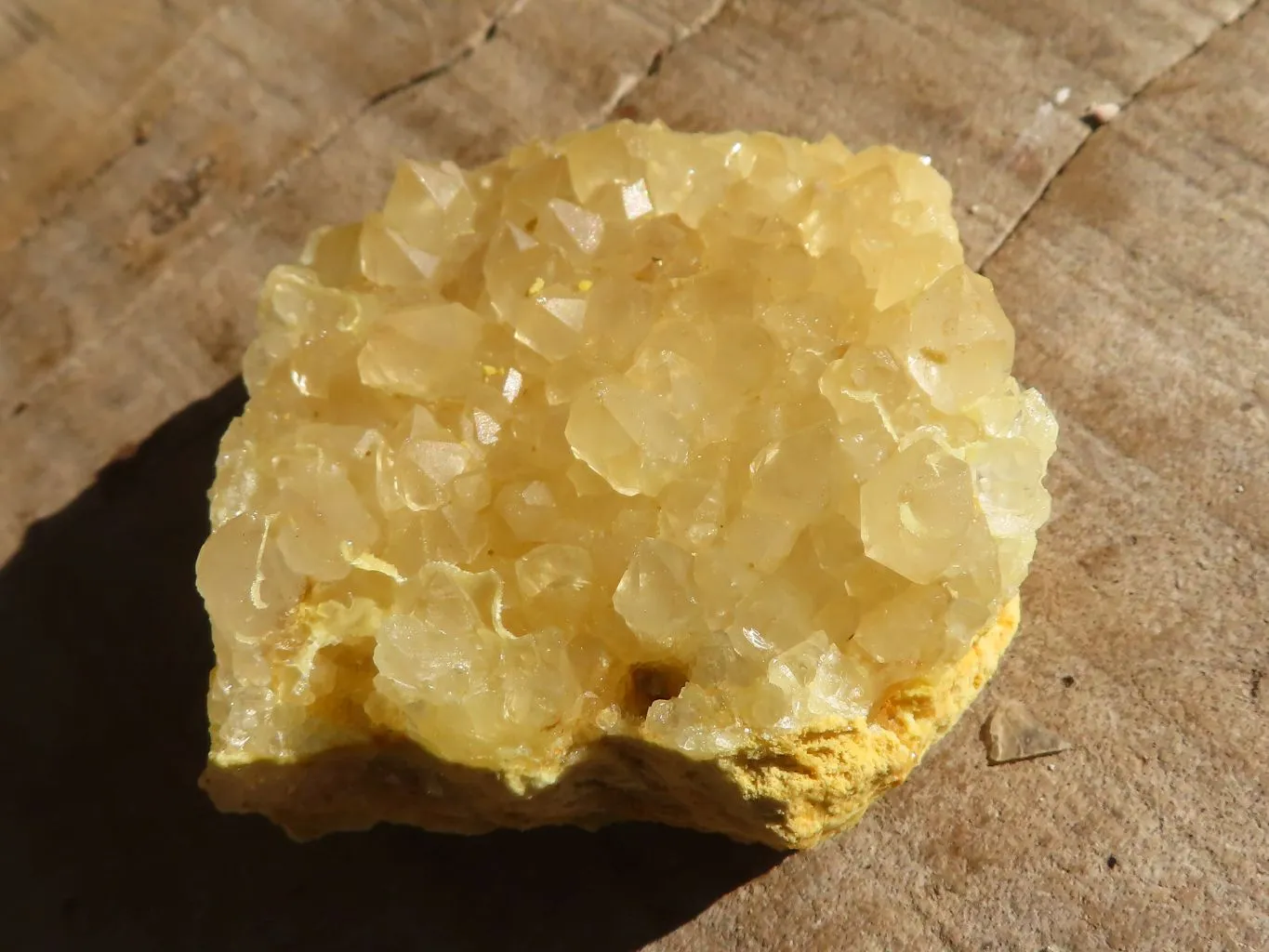 Natural Limonite Quartz Clusters x 5 From Solwezi, Zambia