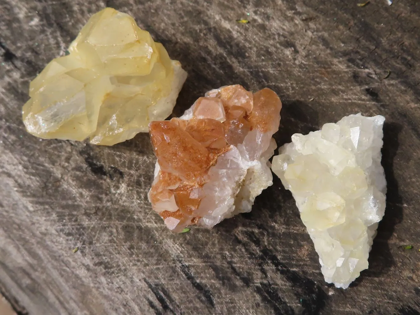 Natural Mini Golden Limonite Quartz Clusters x 70 From Zambia