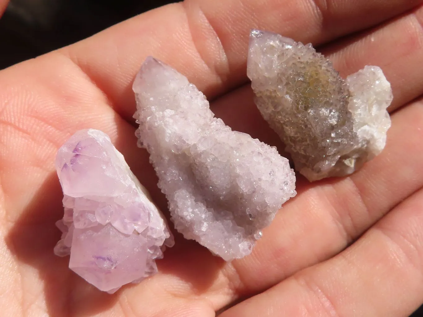 Natural Mini Mixed Spirit Amethyst Quartz Crystals x 70 From Boekenhouthoek, South Africa