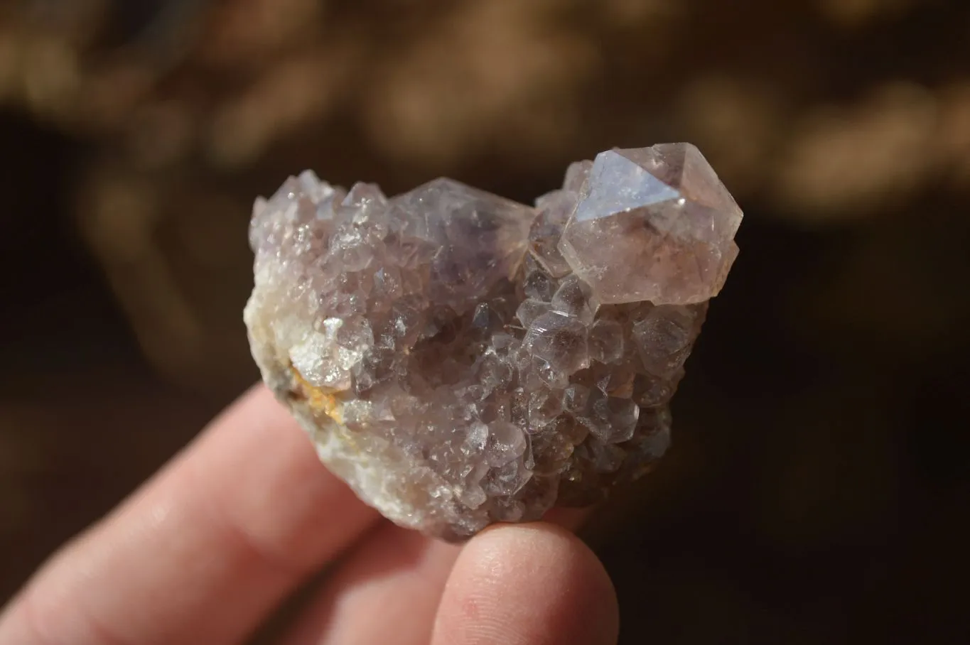 Natural Mixed Spirit Amethyst Quartz Crystals x 35 From Boekenhouthoek, South Africa