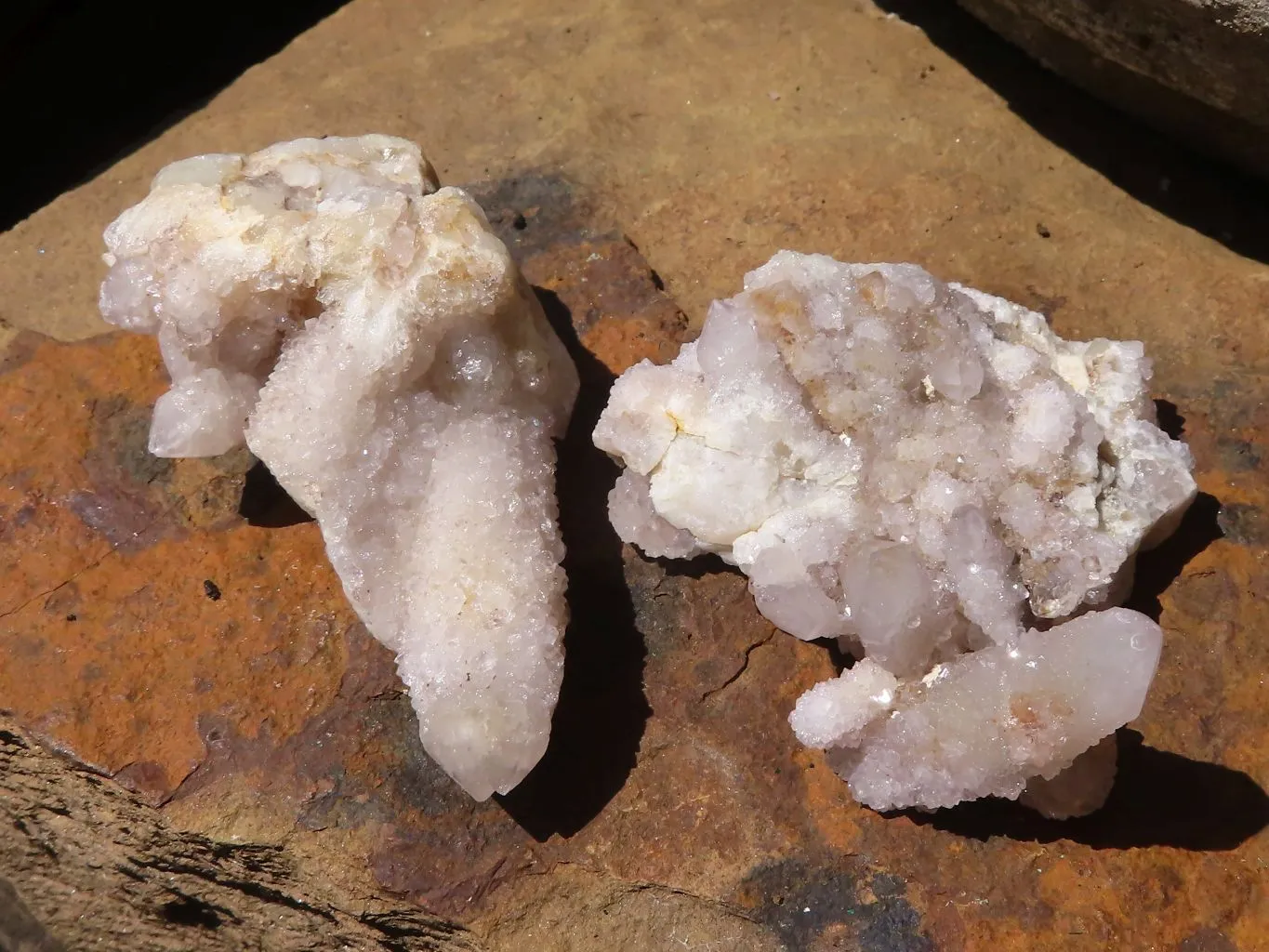 Natural Small Mixed Spirit Quartz Clusters x 24 From Boekenhouthoek, South Africa