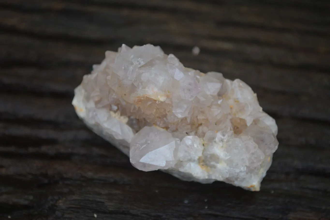 Natural Small Spirit Quartz Clusters x 12 From Boekenhouthoek, South Africa