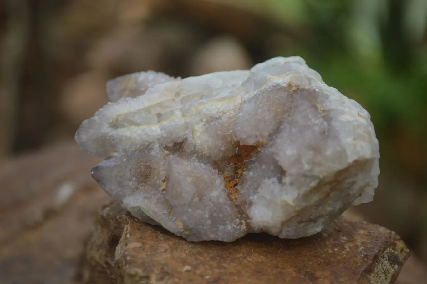 Natural Small Spirit Quartz Clusters x 12 From Boekenhouthoek, South Africa