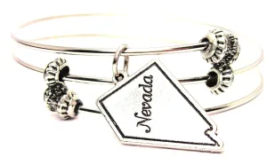 Nevada Triple Style Expandable Bangle Bracelet