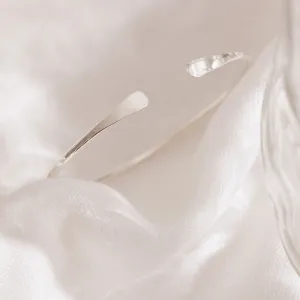 Open Hammered Bangle