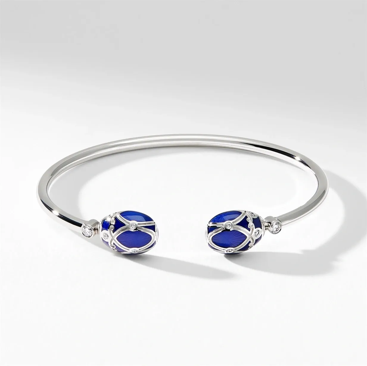 Palais Guilloché Enamel Open Set Bracelet