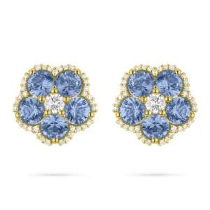 Paul Morelli Blue Sapphire & Diamond Wild Child Stud Earrings