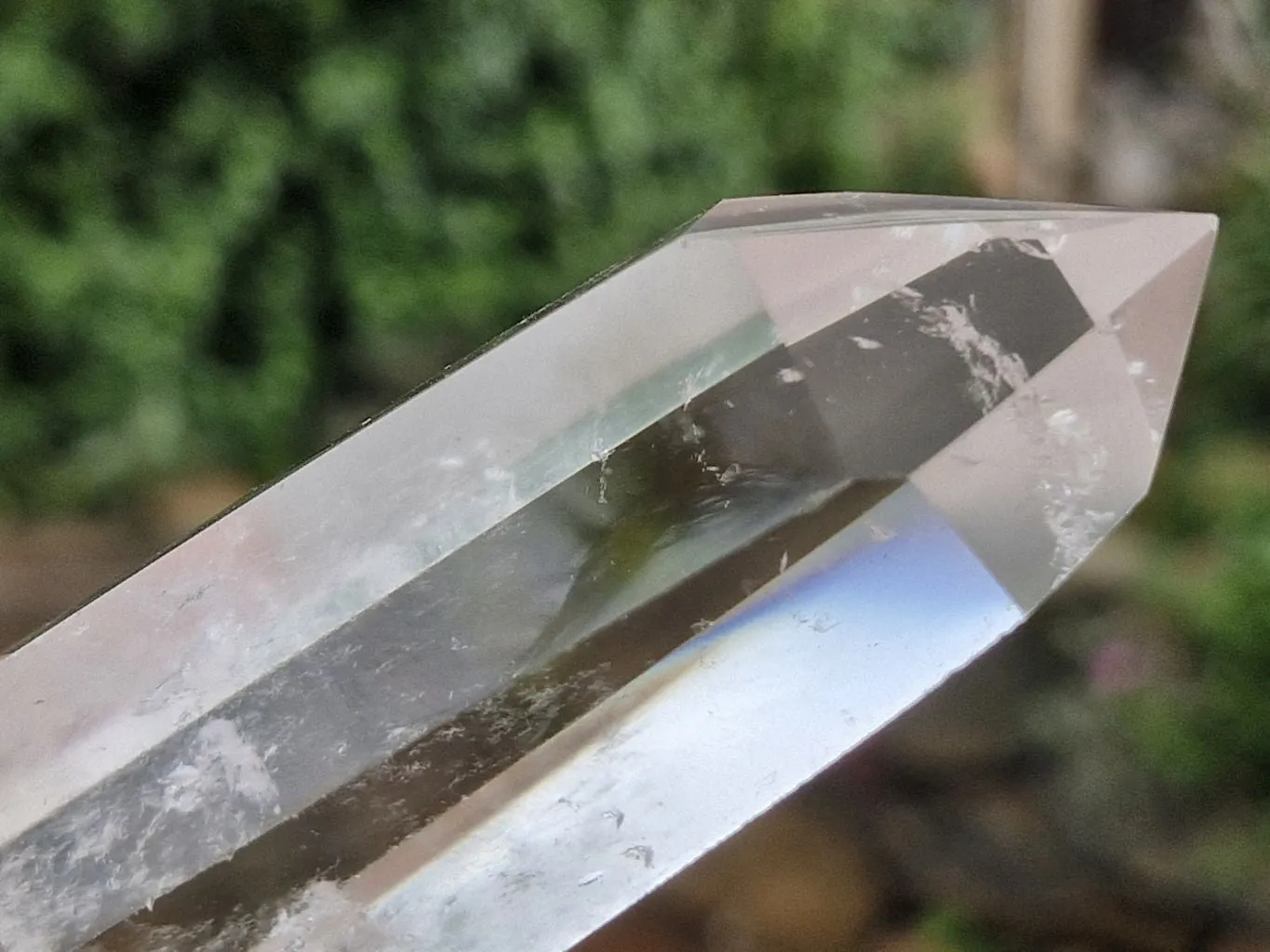 Polished Semi Optic Clear Quartz Crystals x 7 From Madagascar