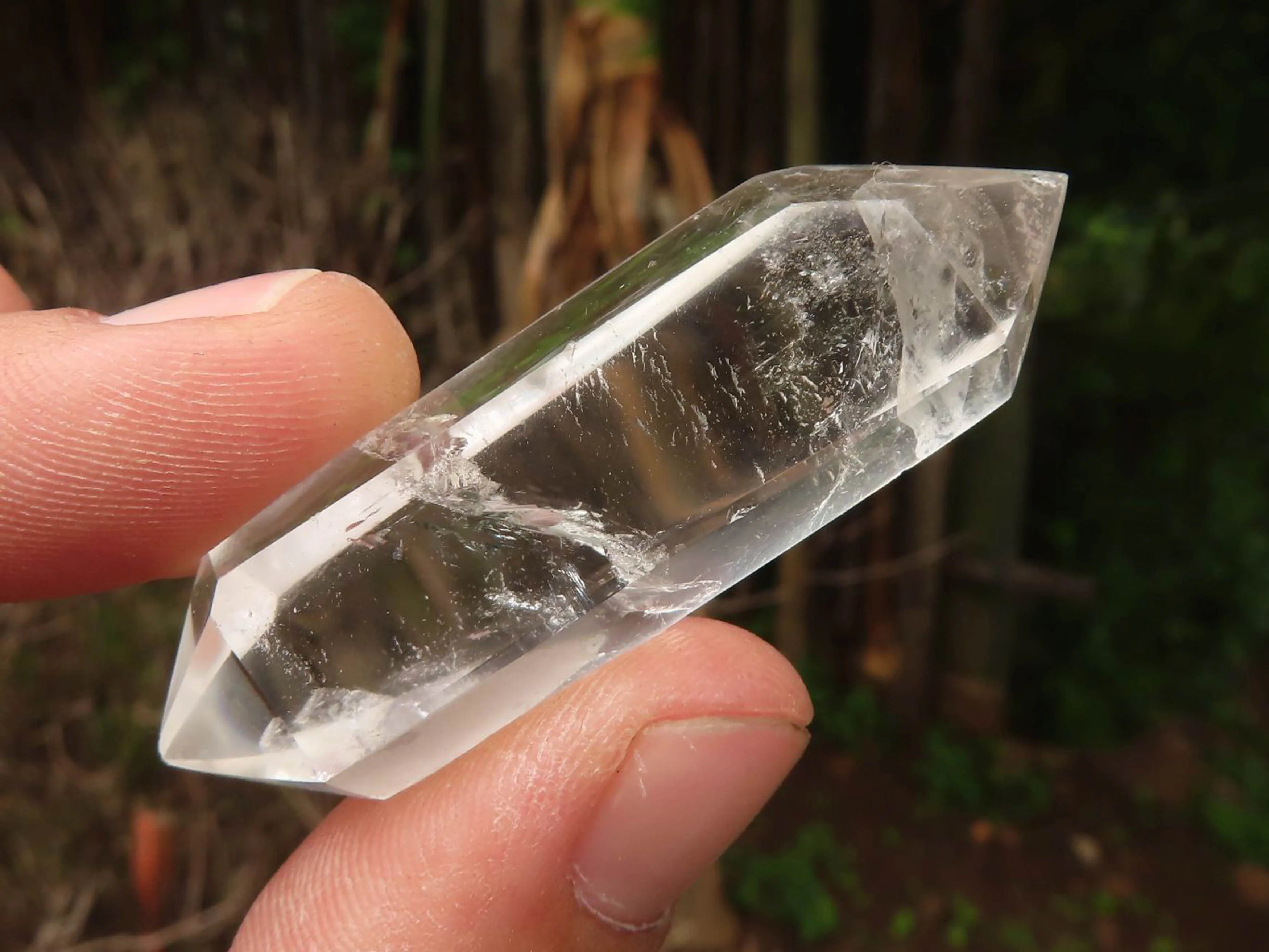 Polished Semi Optic Double Terminated Quartz Points x 22 From Madagascar