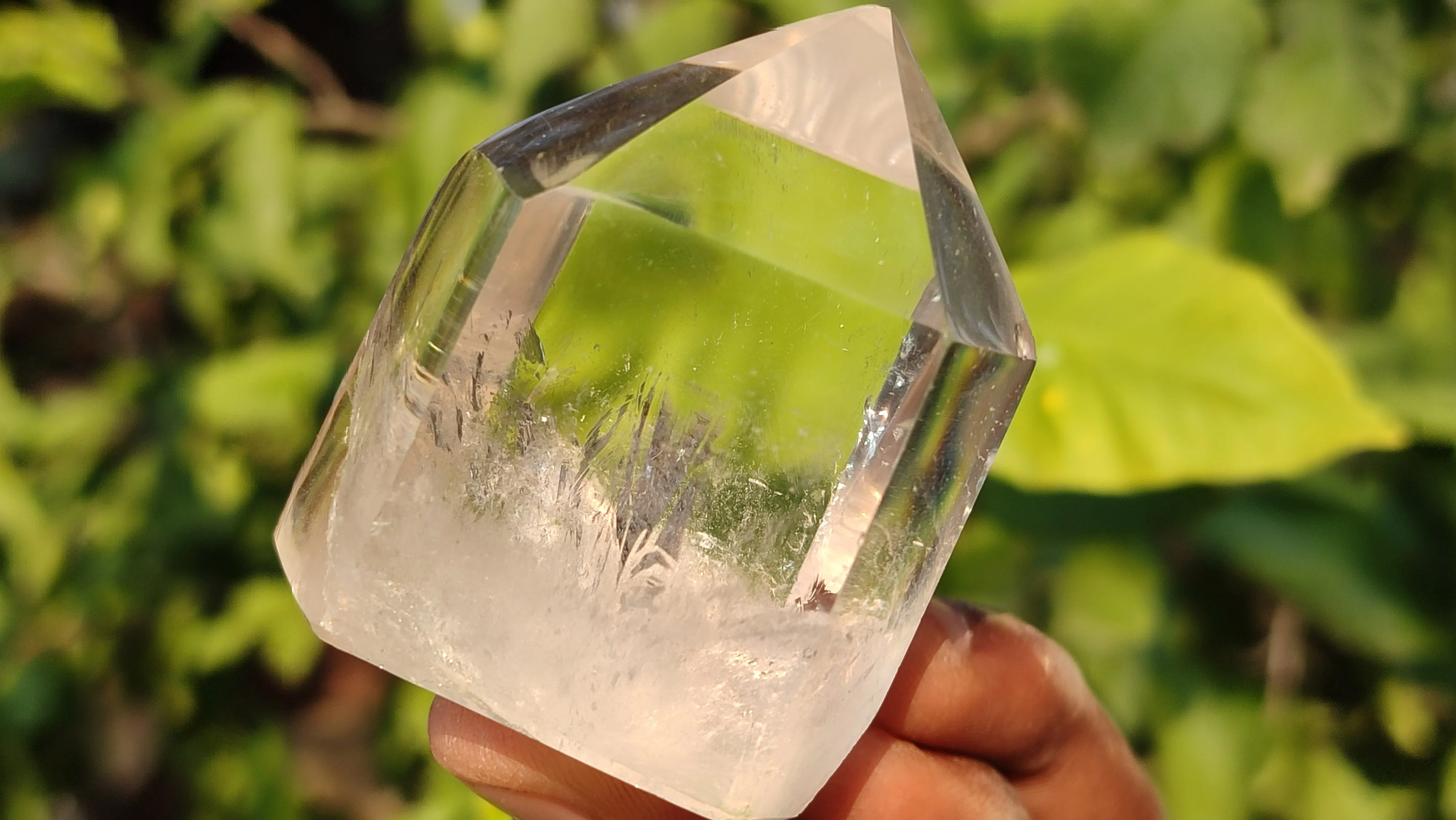 Polished Stunning Clear Quartz Points x 6 From Madagascar