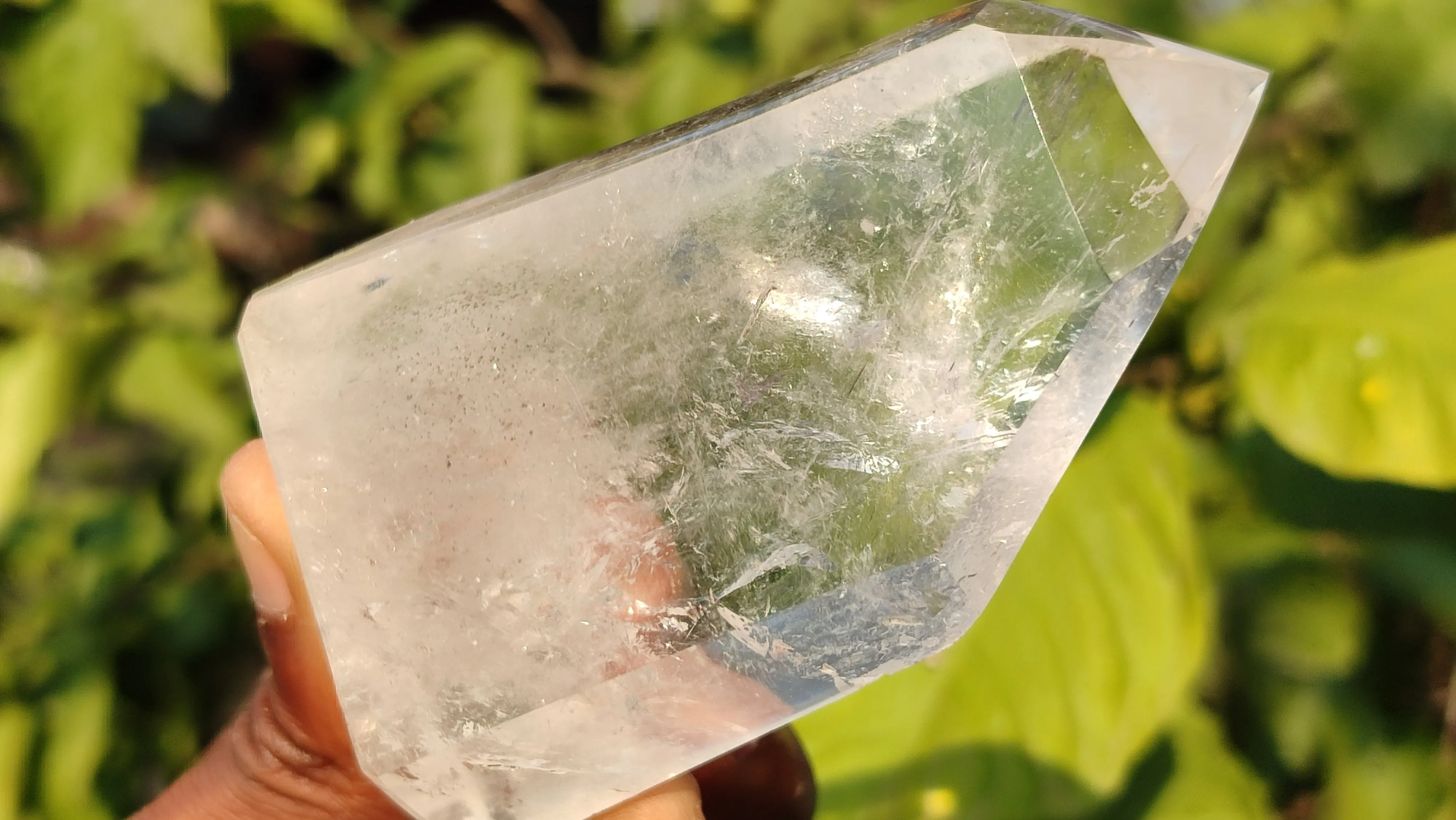 Polished Stunning Clear Quartz Points x 6 From Madagascar