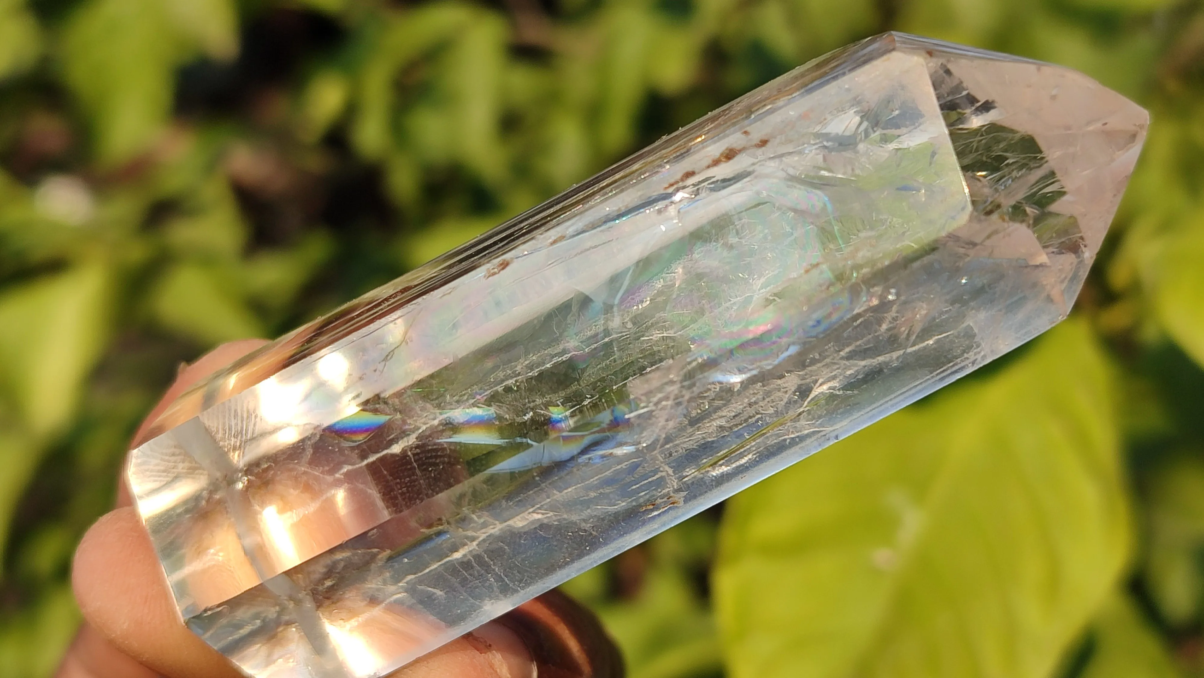 Polished Stunning Clear Quartz Points x 6 From Madagascar