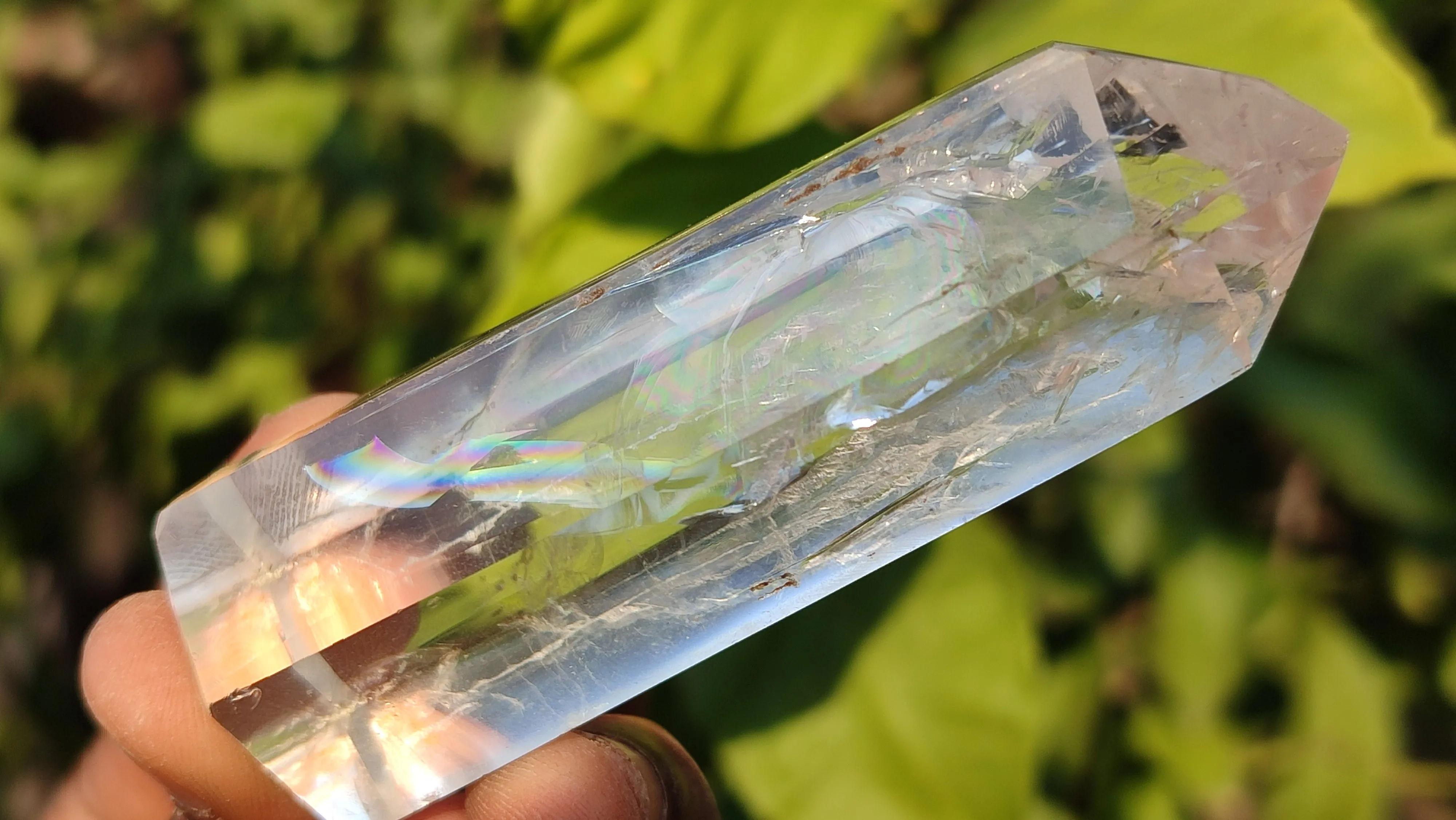 Polished Stunning Clear Quartz Points x 6 From Madagascar
