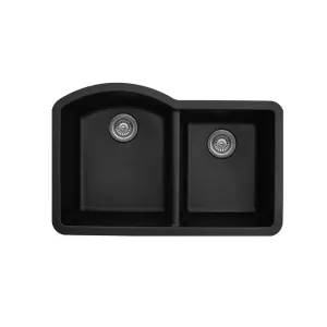 Quartz QU-610 | Karran Undermount Large / Small Bowl