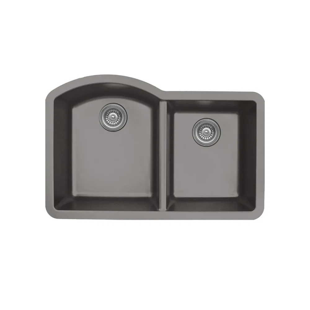 Quartz QU-610 | Karran Undermount Large / Small Bowl