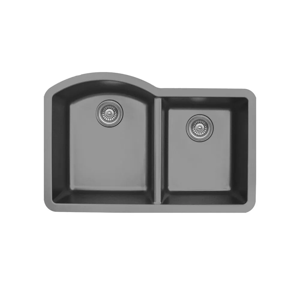 Quartz QU-610 | Karran Undermount Large / Small Bowl