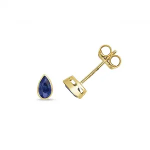 Sapphire Rubover Stud Earrings ED243S