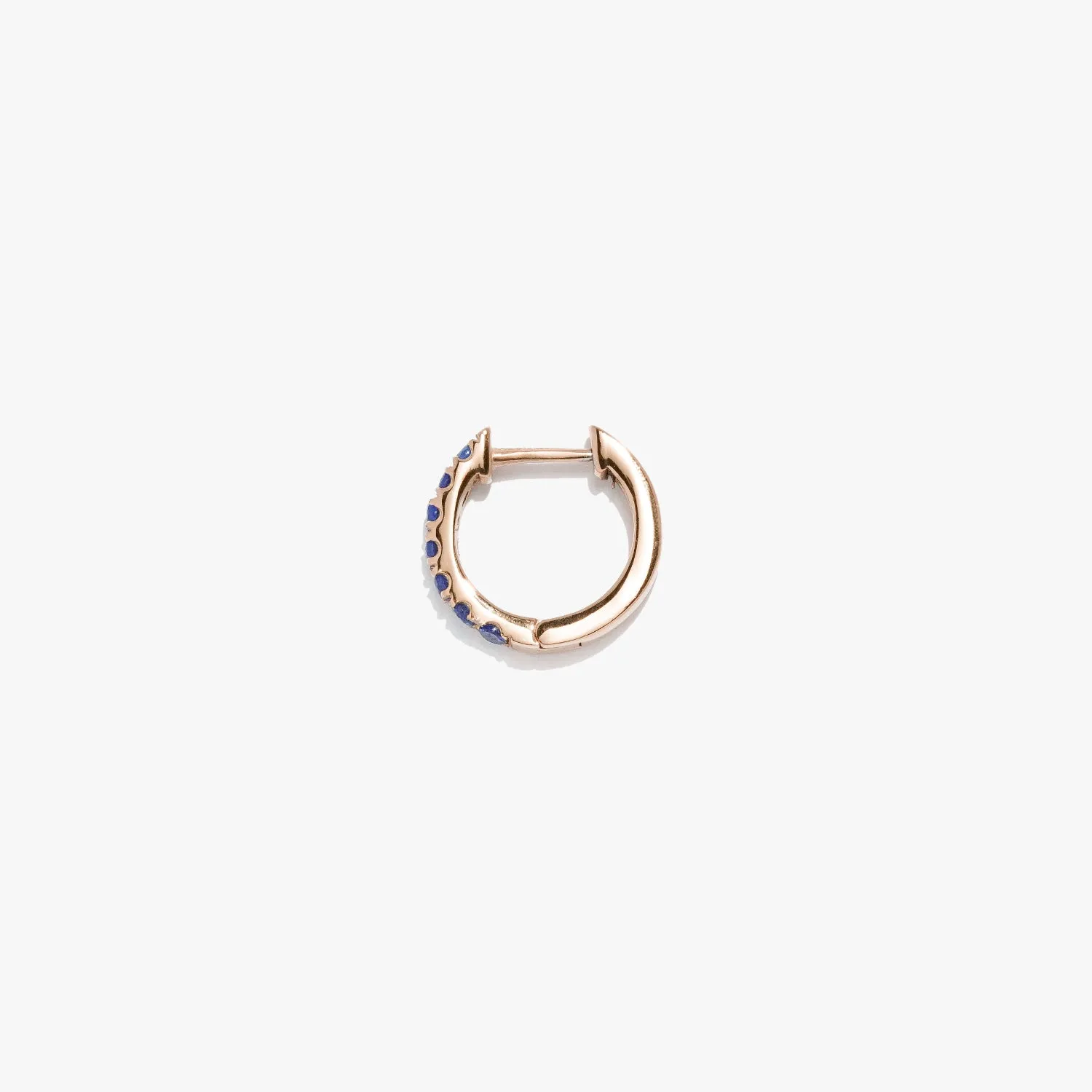 Sapphire Satellite Huggie (Single)
