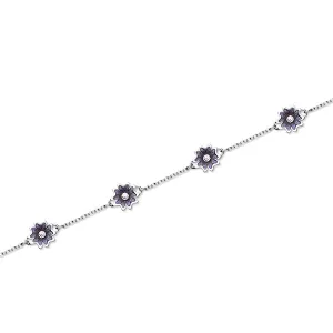 Scottish Primrose Silver Bracelet EBL111