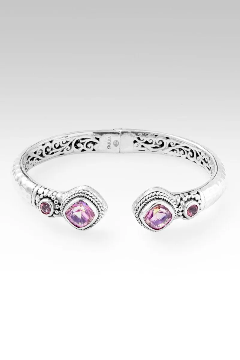 Serene Spirit Tip-to-Tip Bracelet™ in Rainbow Sherbet™ Mystic Quartz