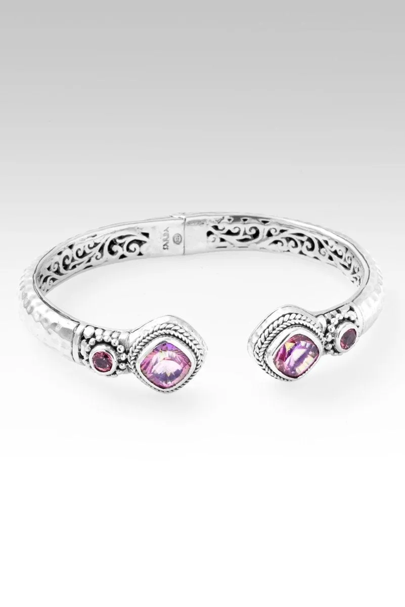 Serene Spirit Tip-to-Tip Bracelet™ in Rainbow Sherbet™ Mystic Quartz