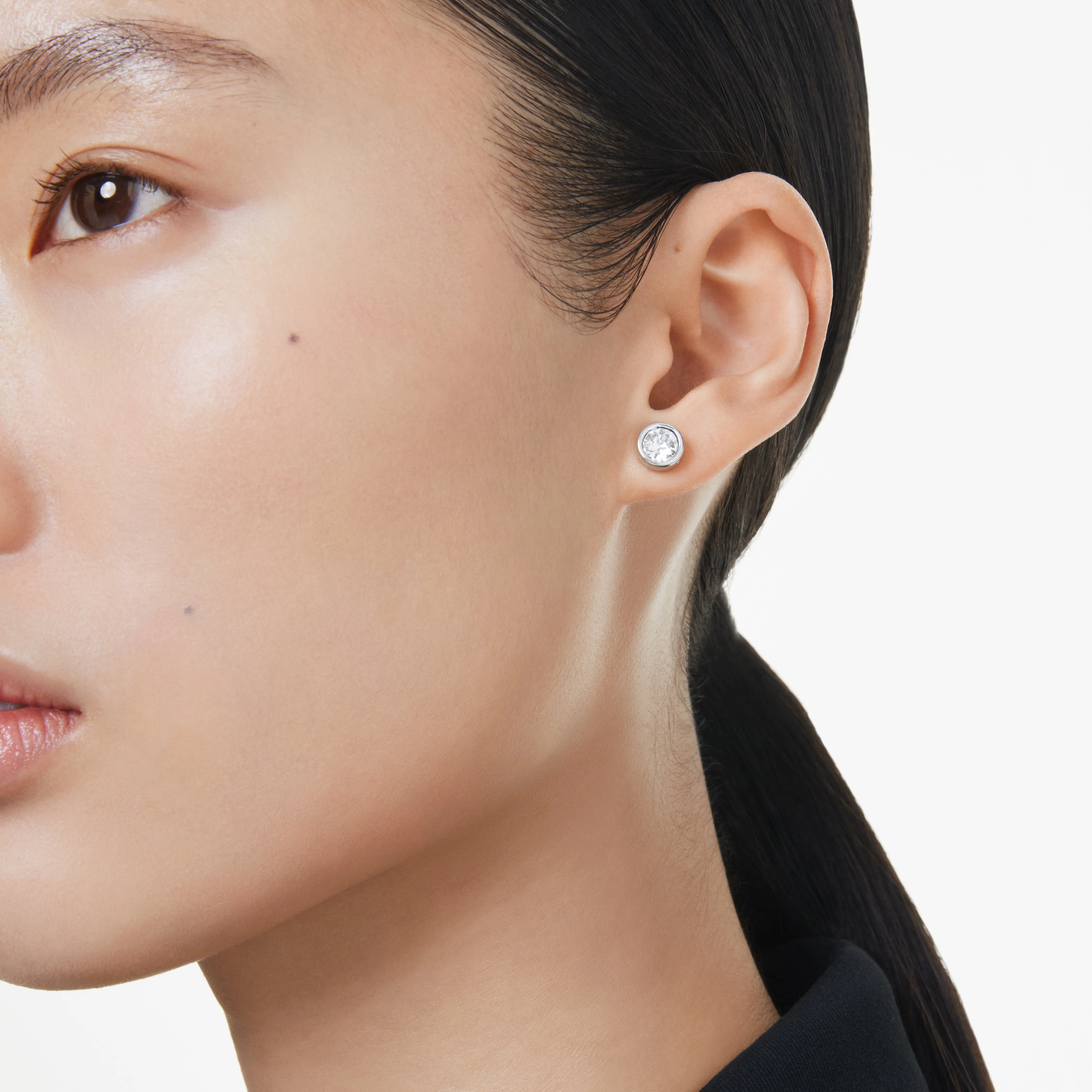 Silver Imber Stud Earrings by Swarovski