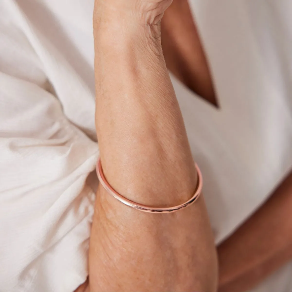 Simplicity Rose Gold Bangle