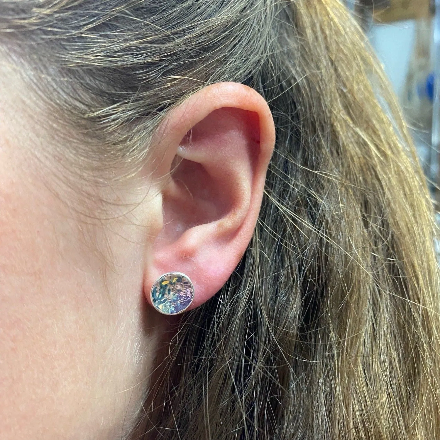 Sterling Silver Single Popcorn Earrings
