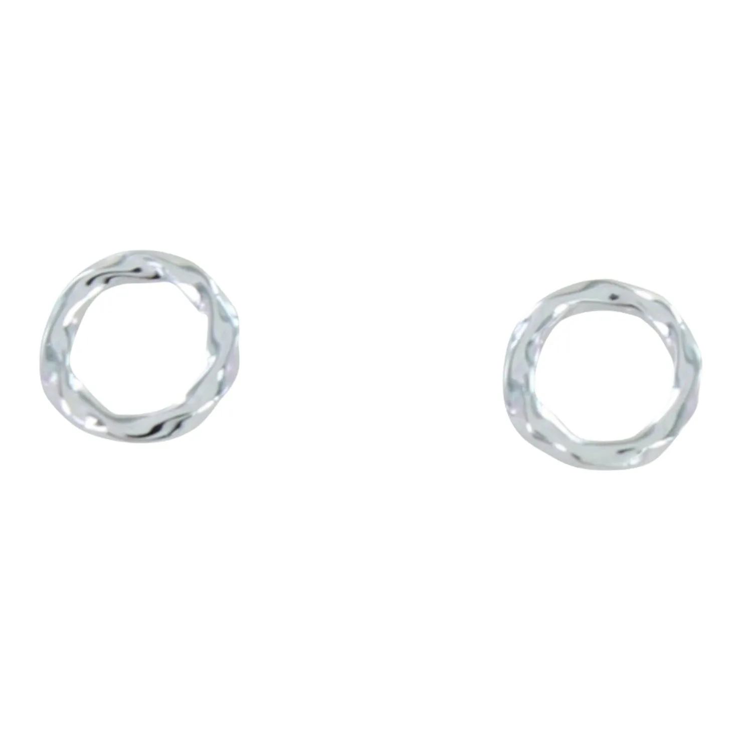 Sterling Silver Twisted Rope Stud Earrings