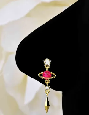 Stylish 20g Dangle Nose Ring – Premium Nose Piercing Jewelry