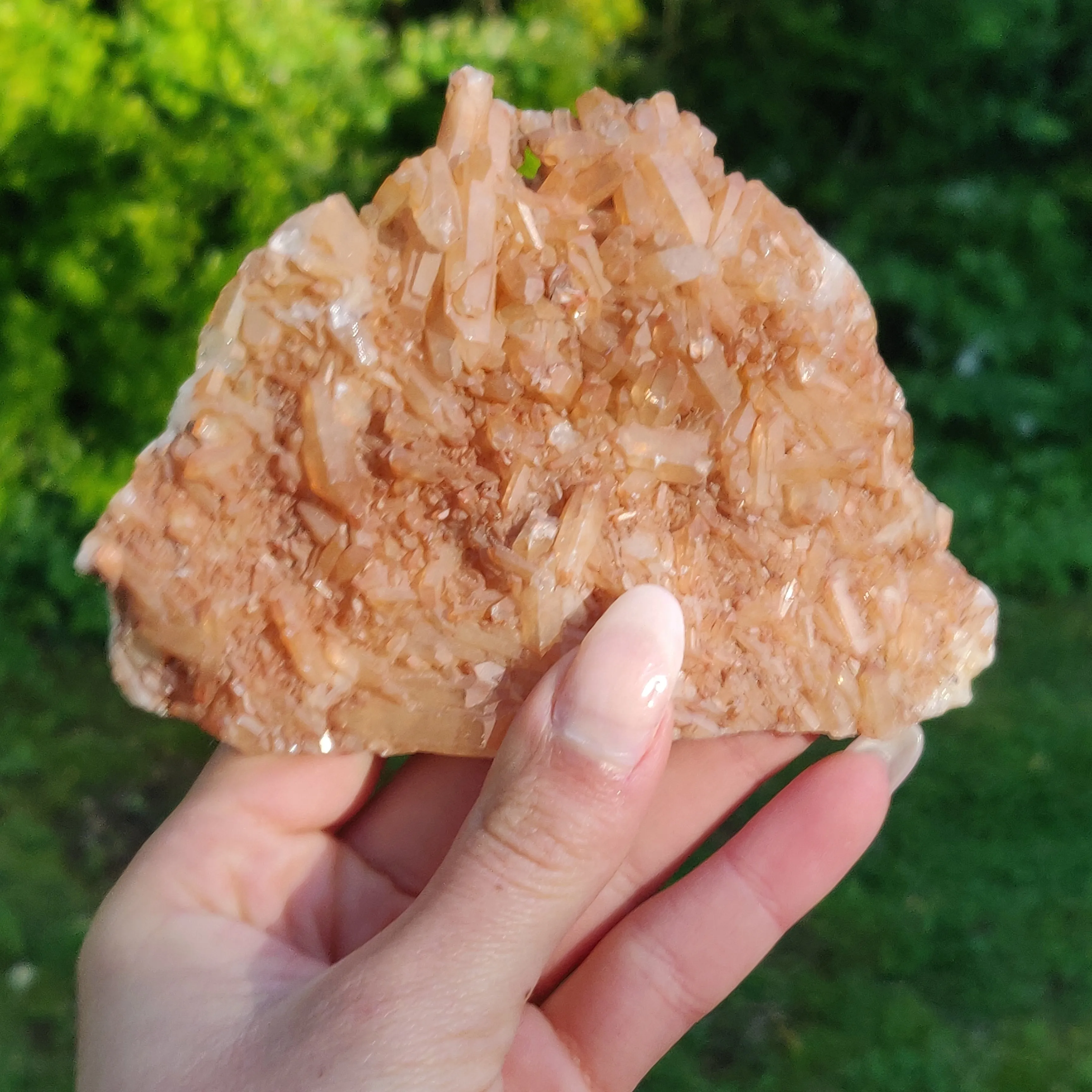 Tangerine Quartz Cluster (#1)