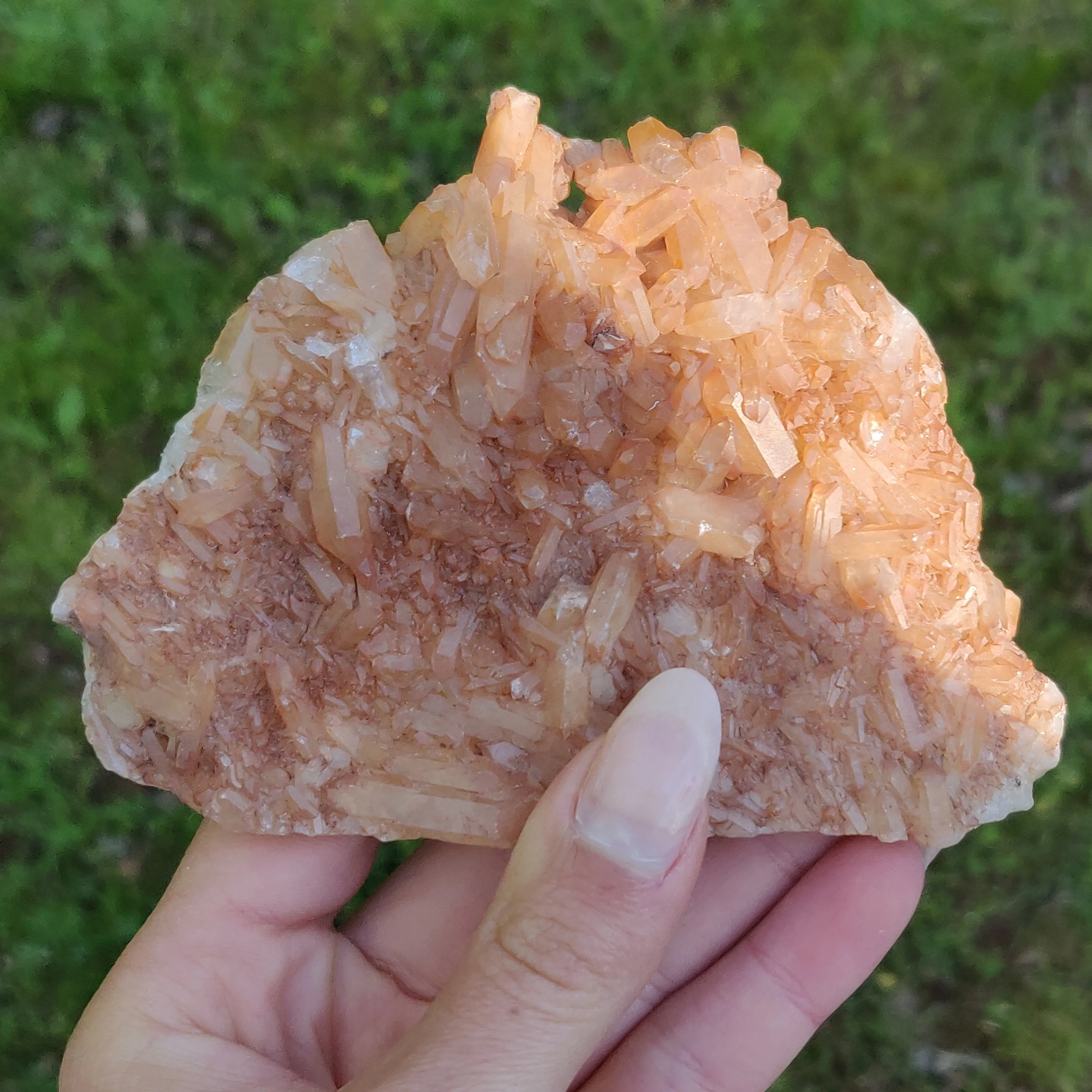Tangerine Quartz Cluster (#1)