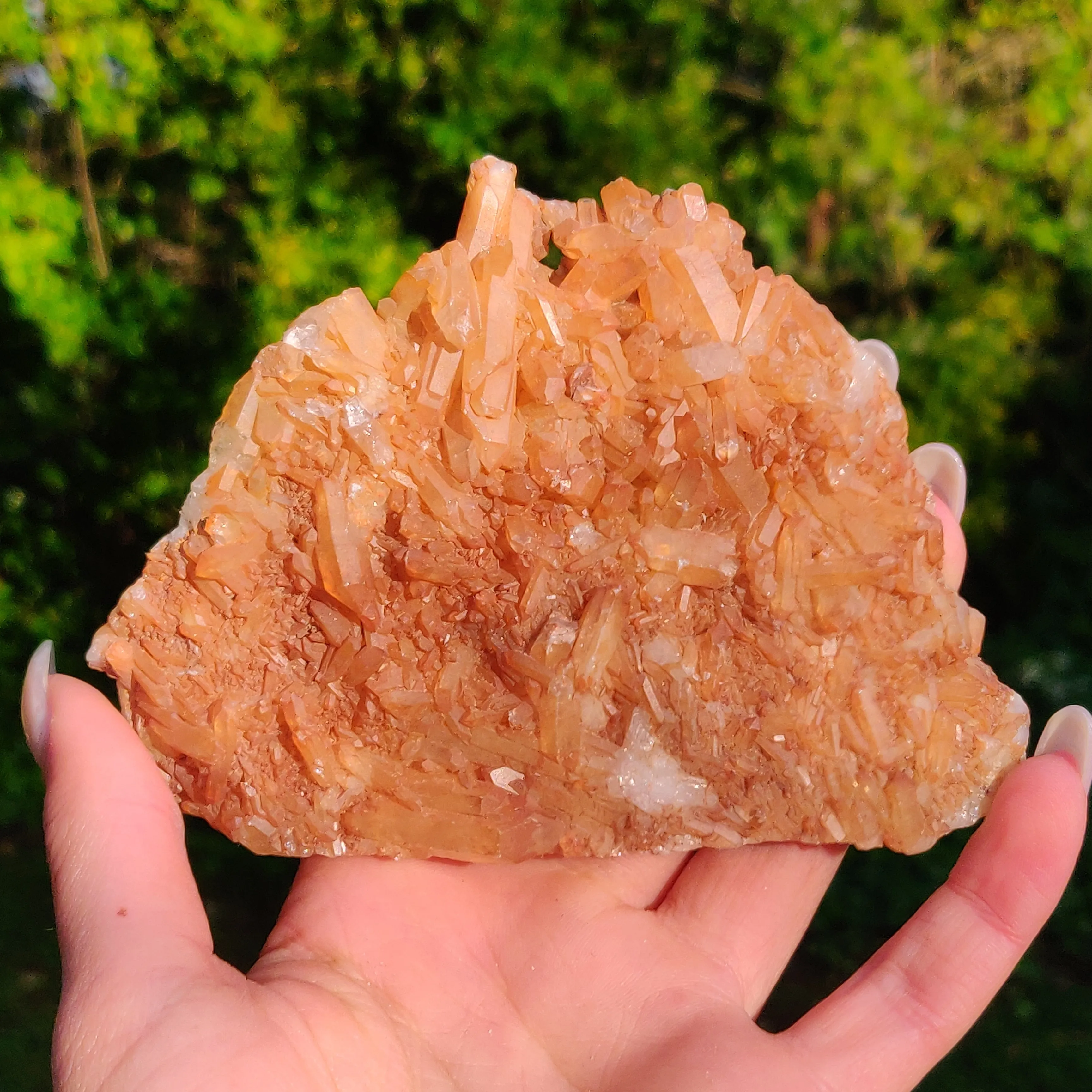 Tangerine Quartz Cluster (#1)