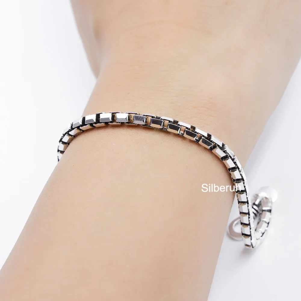 Unisex Silver Bracelet