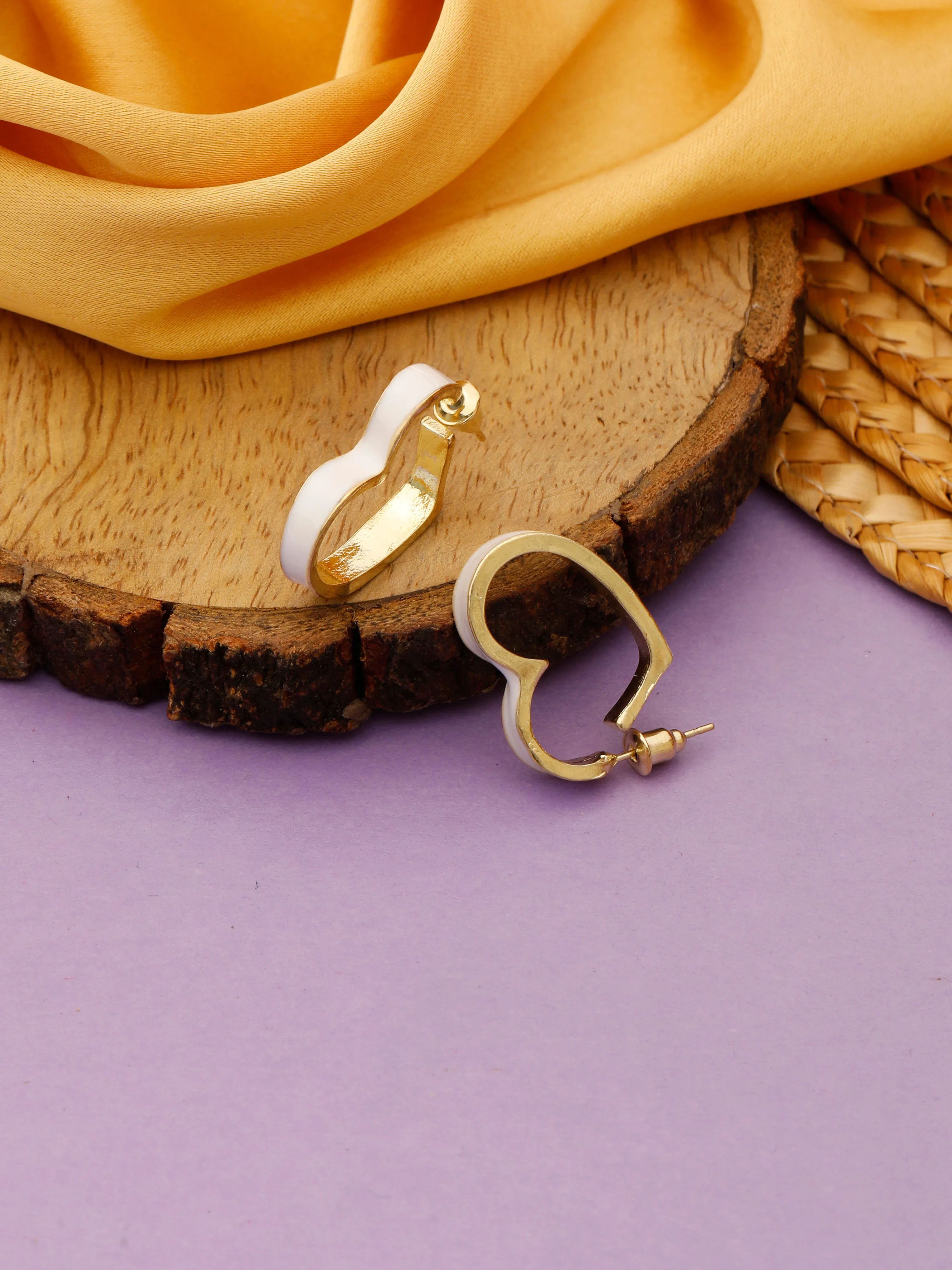 Wave Hoop Earrings Earrings