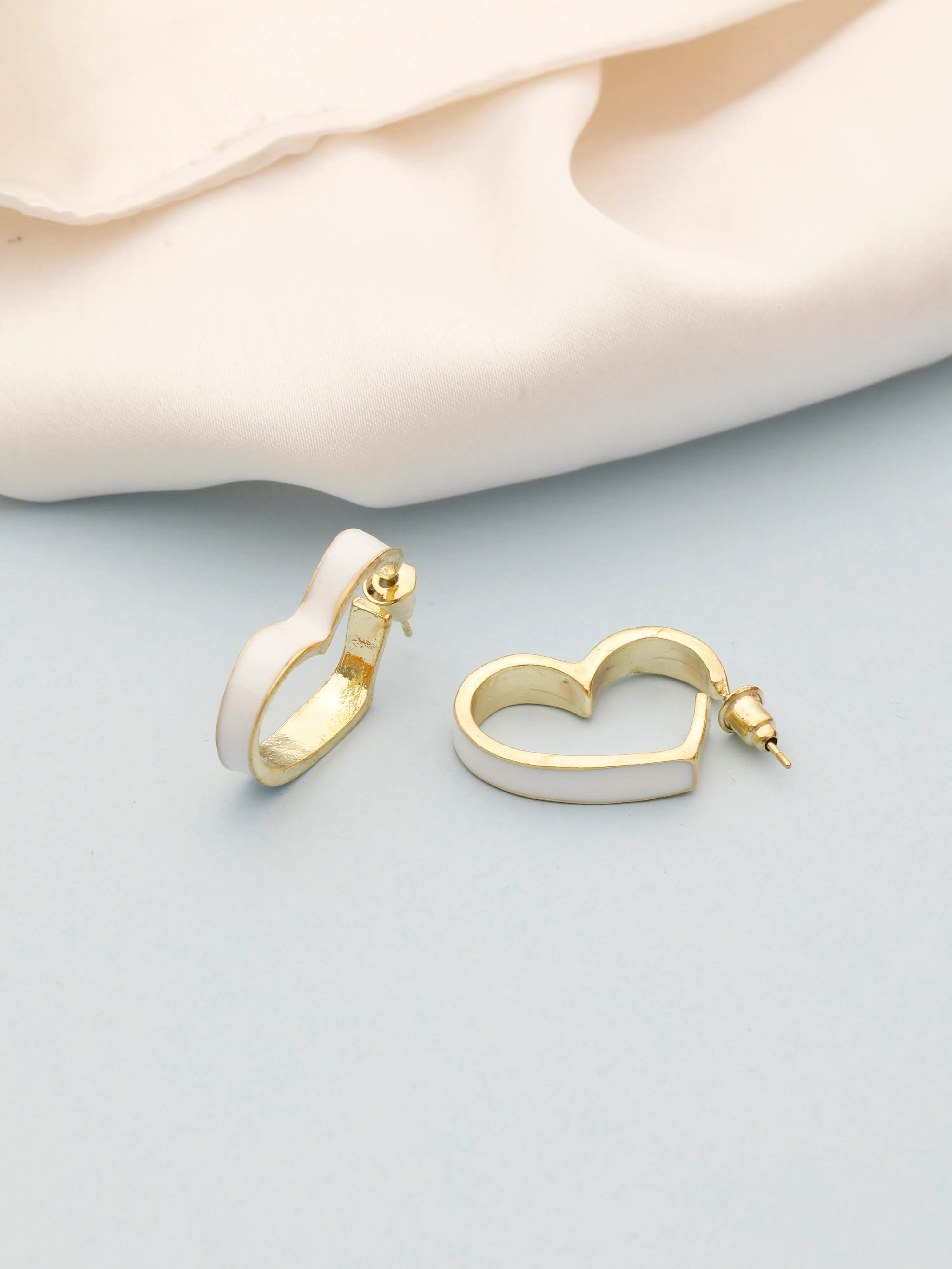 Wave Hoop Earrings Earrings